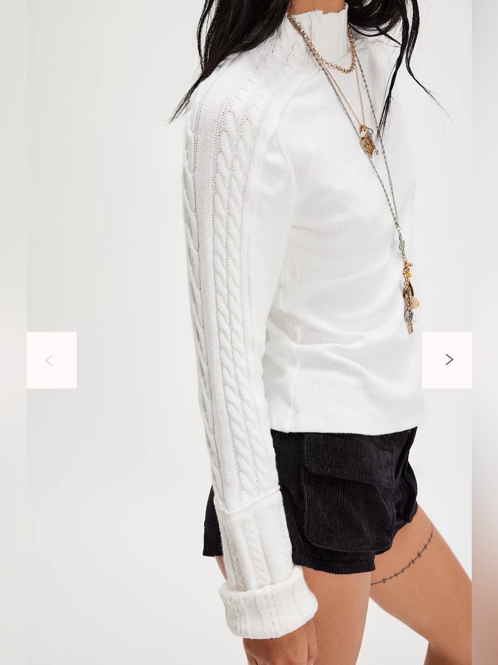 New We The Free Breezy Swit Top color white size Xs